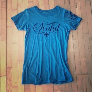 Sinful Size M Tee Shirt